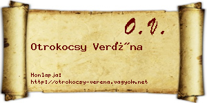 Otrokocsy Veréna névjegykártya